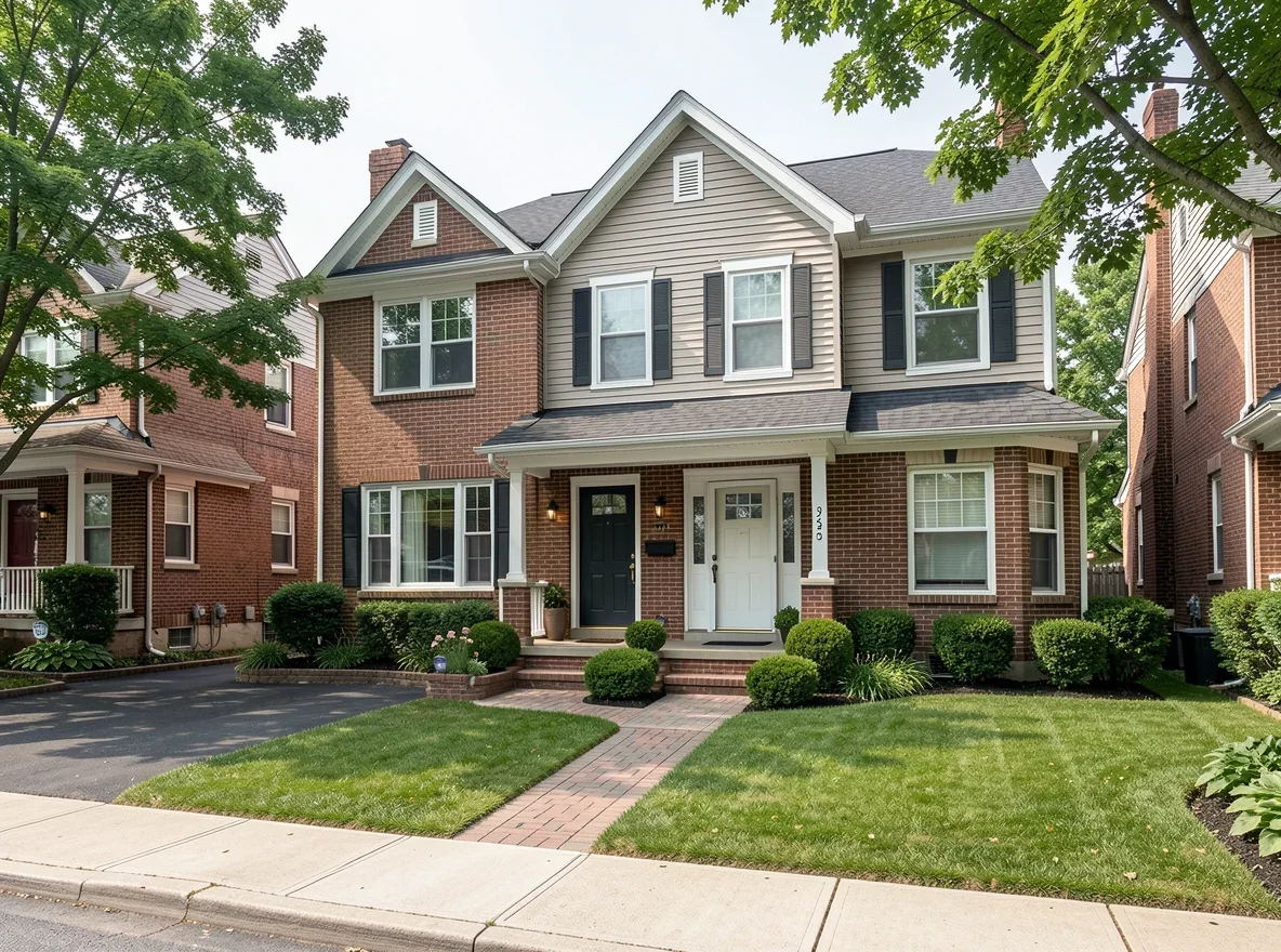 Starter home exterior in Queens