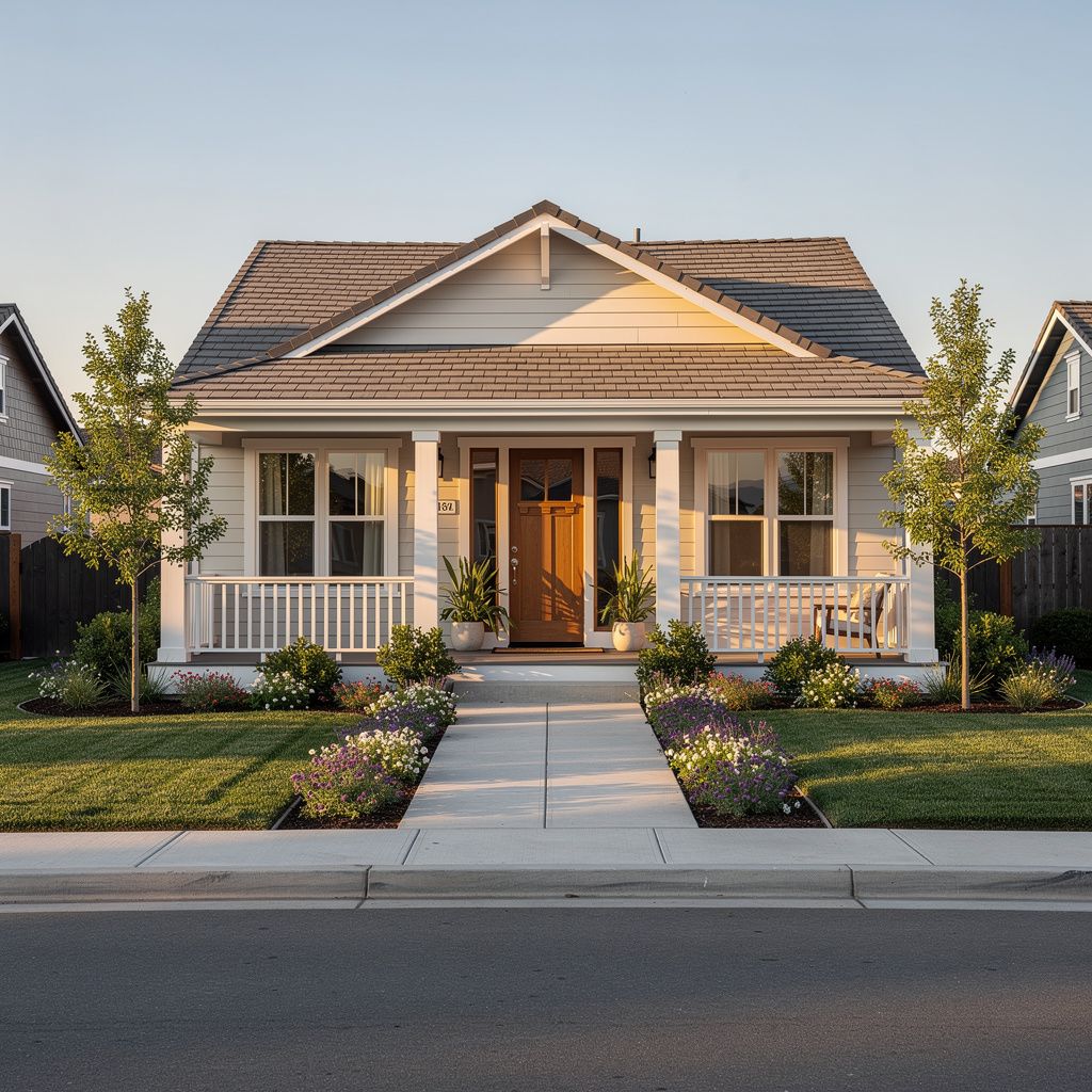 Attractive single-family home exterior in Windsor, California