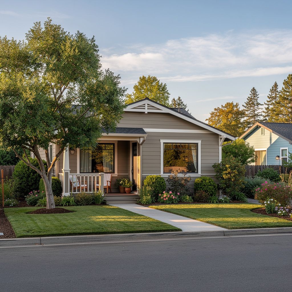 Charming home on a tree-lined street in Sebastopol, California