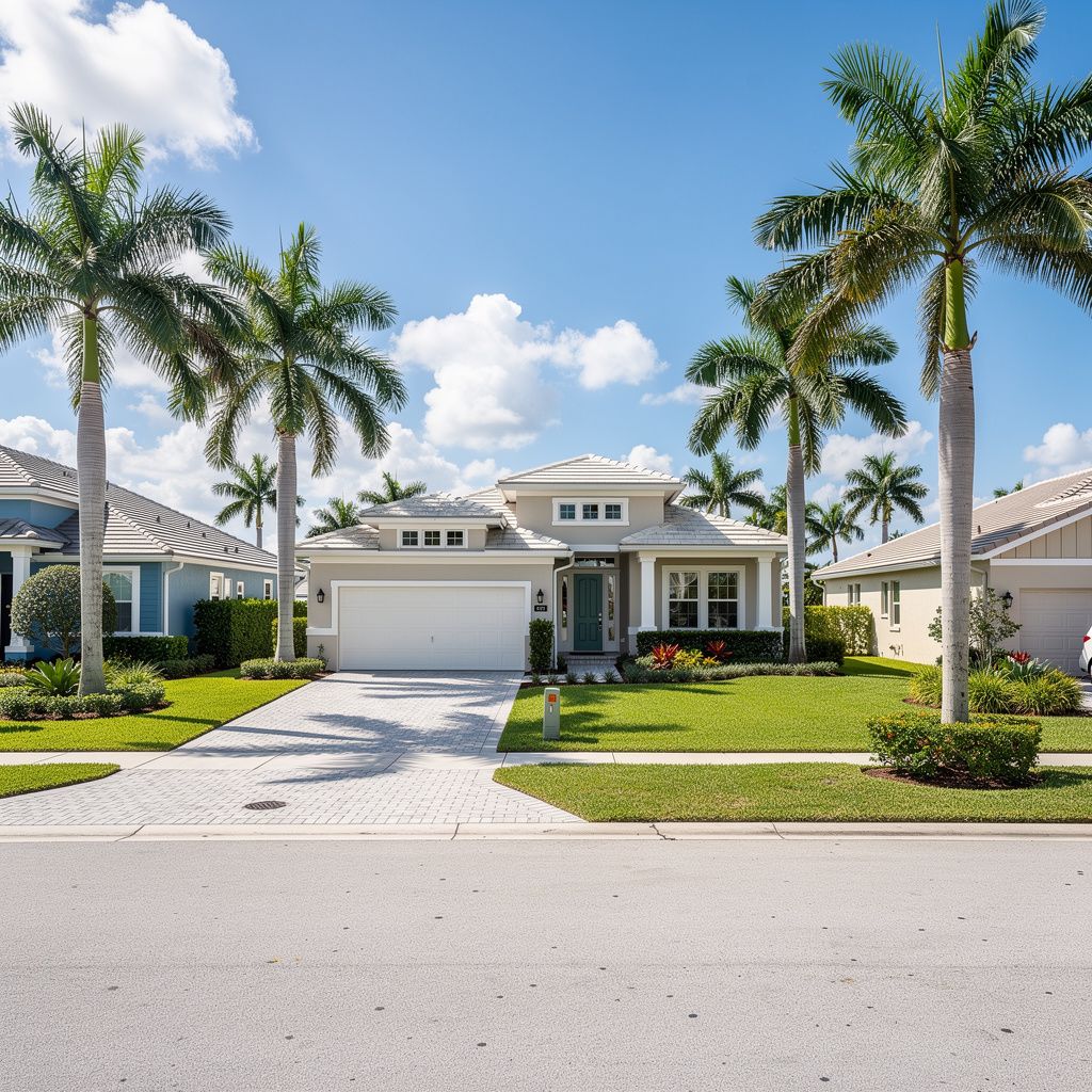 Coastal residential neighborhood in Dania Beach, Florida