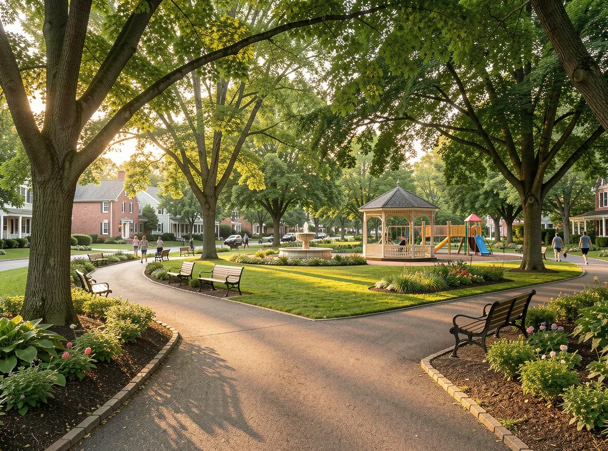 Neighborhood park in Medfield