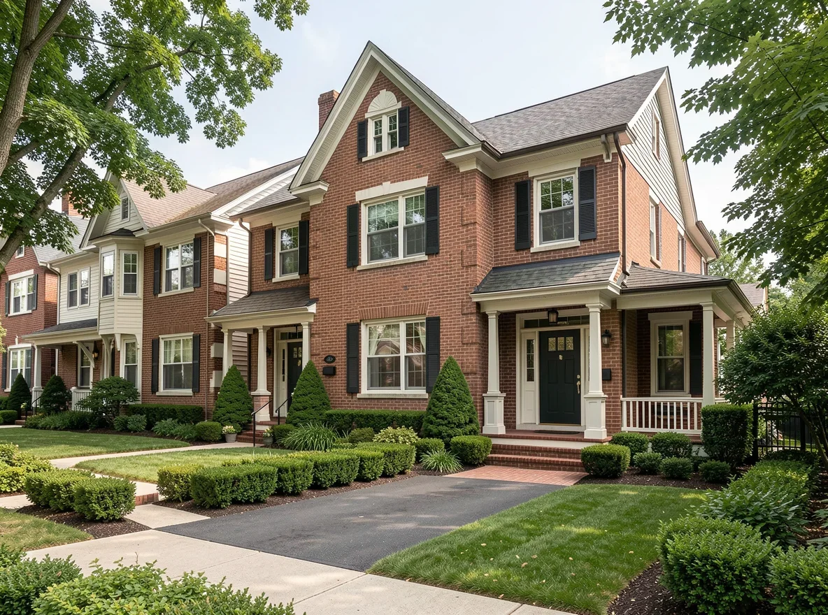 Historic residential homes in Boston