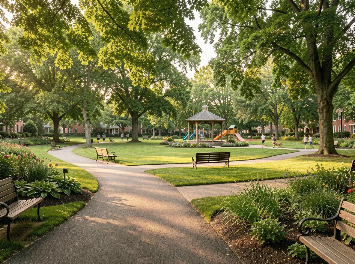 Neighborhood park in Medfield