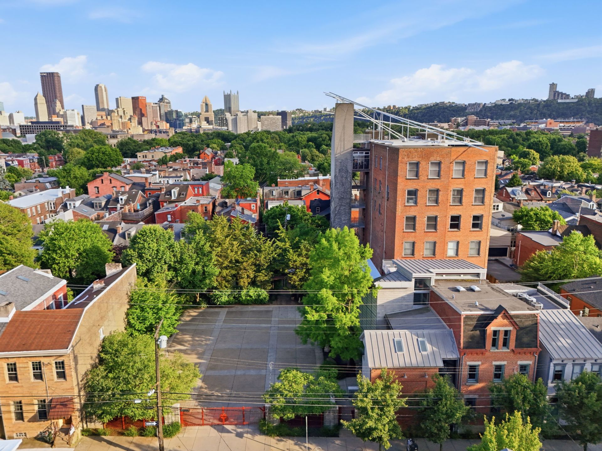 The Mattress Factory, a renowned contemporary art museum in the neighborhood. Mattress Factory near Mexican War Streets homes for sale