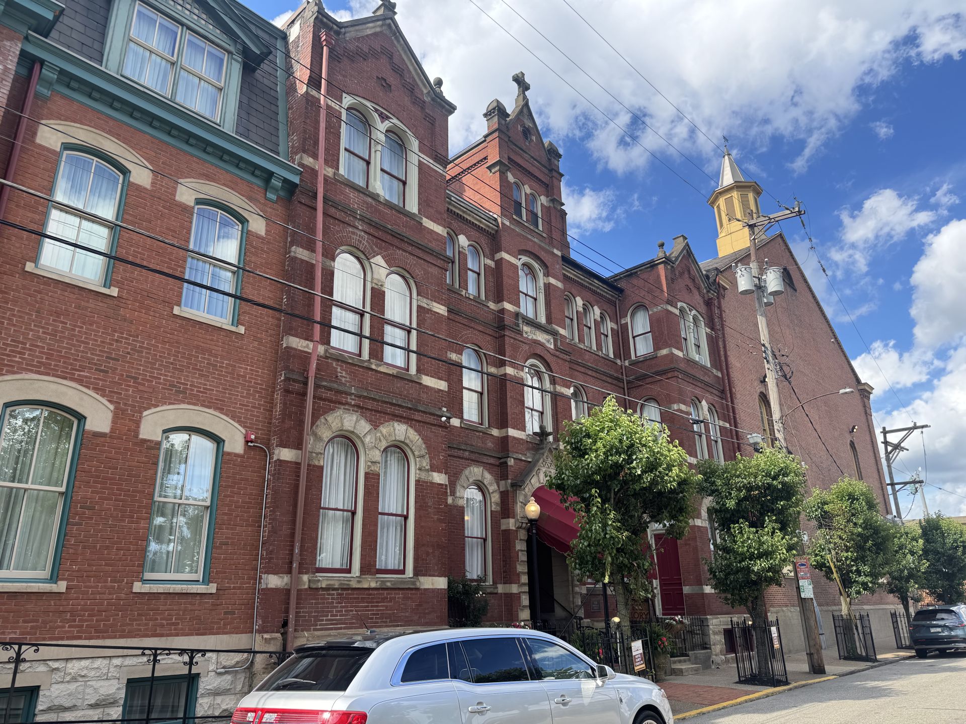 The Priory, one of Deutschtown's signature historic landmarks Historic landmark near Deutschtown Pittsburgh homes