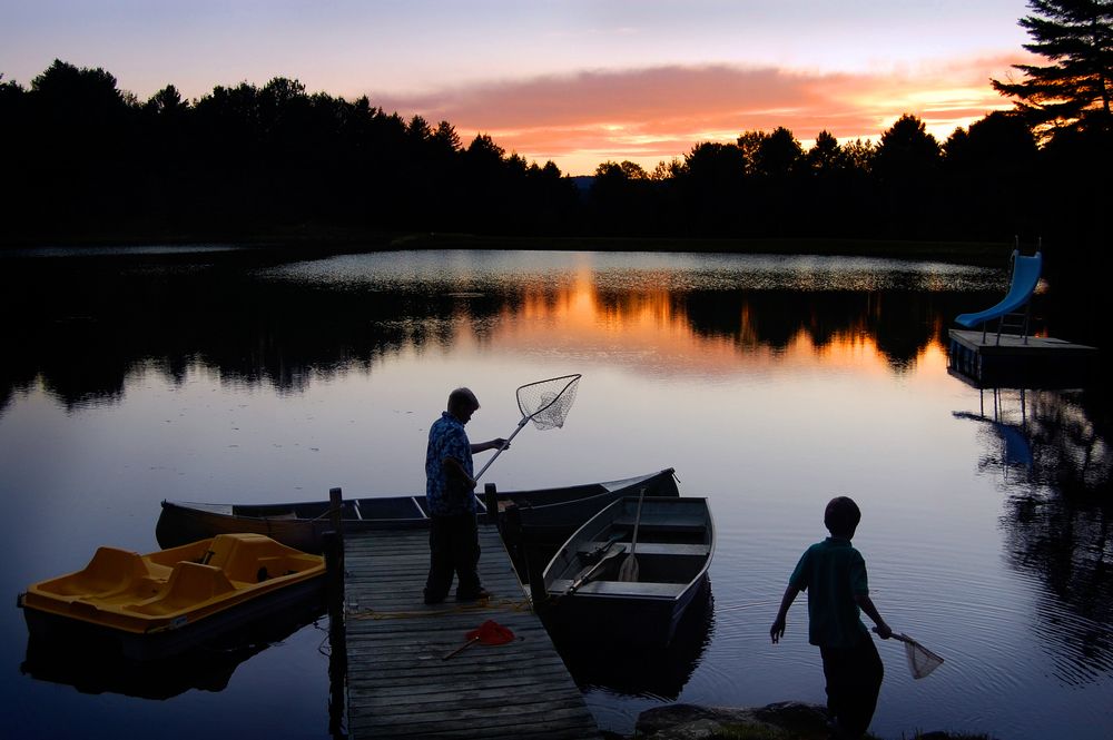 men-fishing-in-Vermont-pond men fishing in Vermont pond