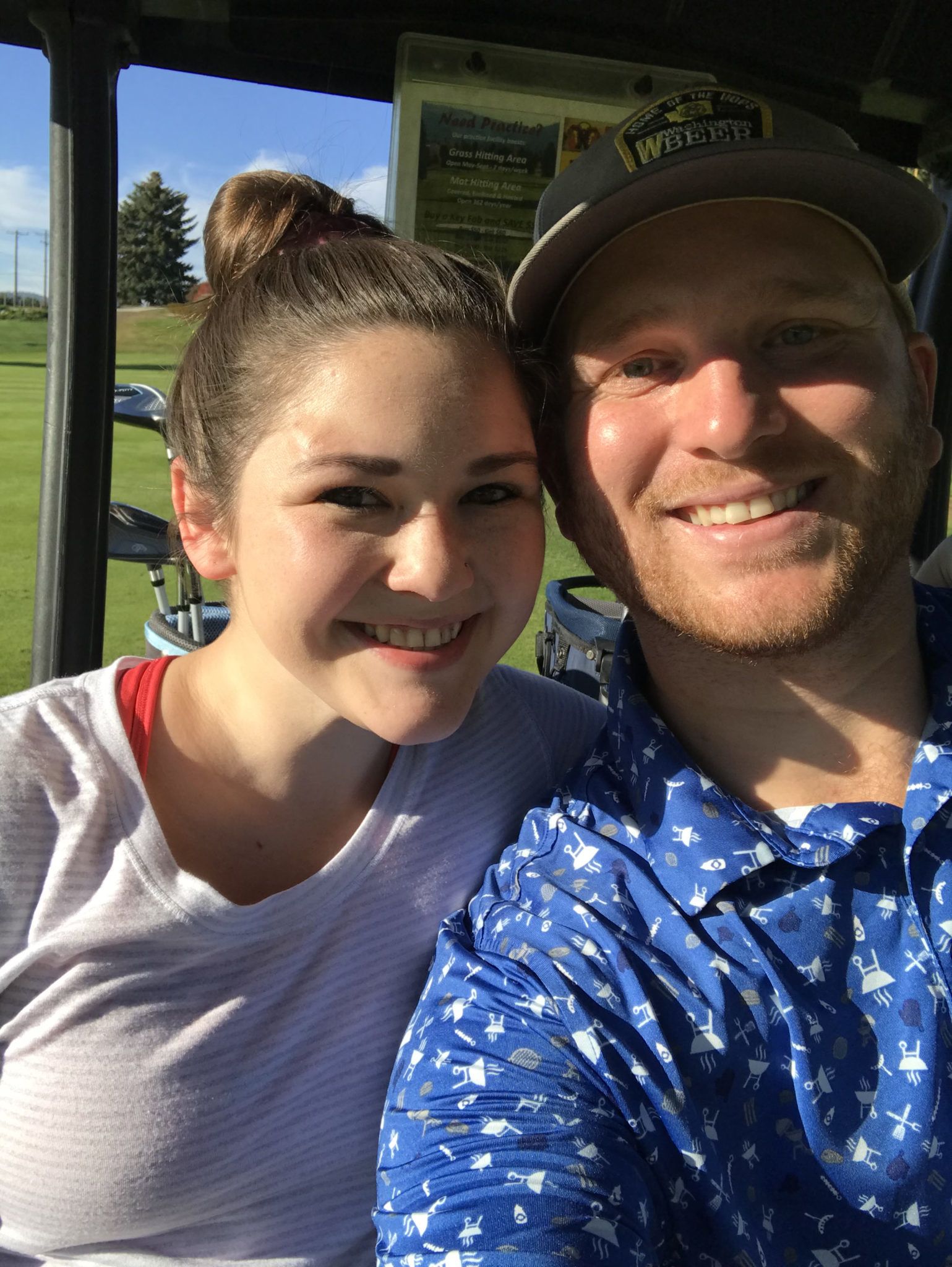 Jake Golfing
