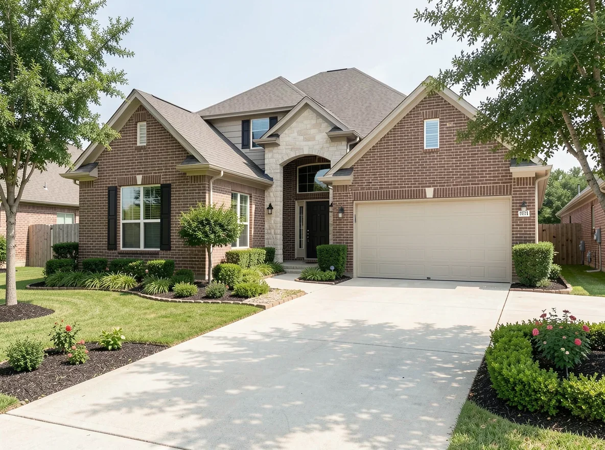 Updated home exterior in Grand Prairie