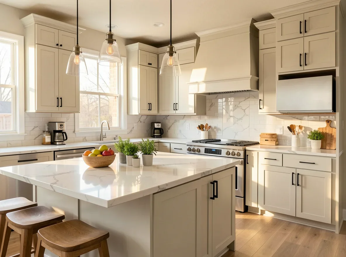 Bright updated kitchen