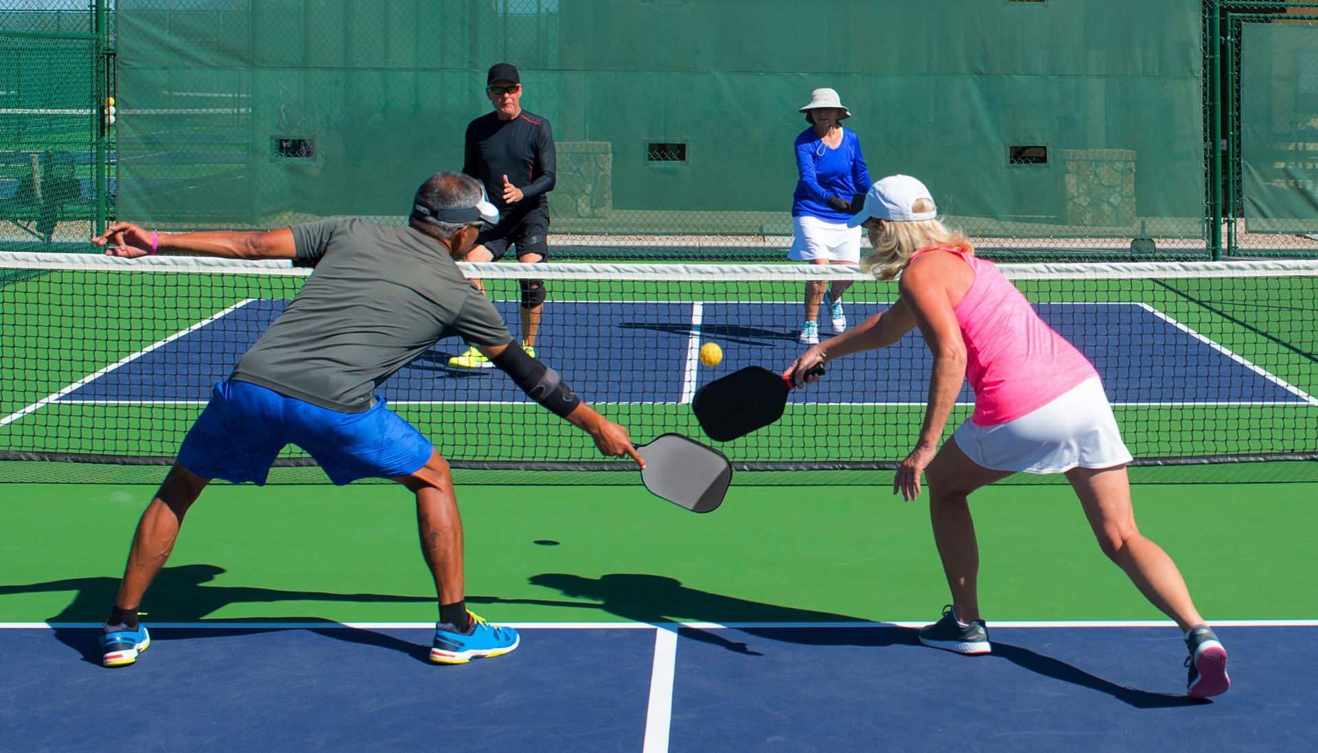 Pickleball at 55+ communities active adult communities in north carolina