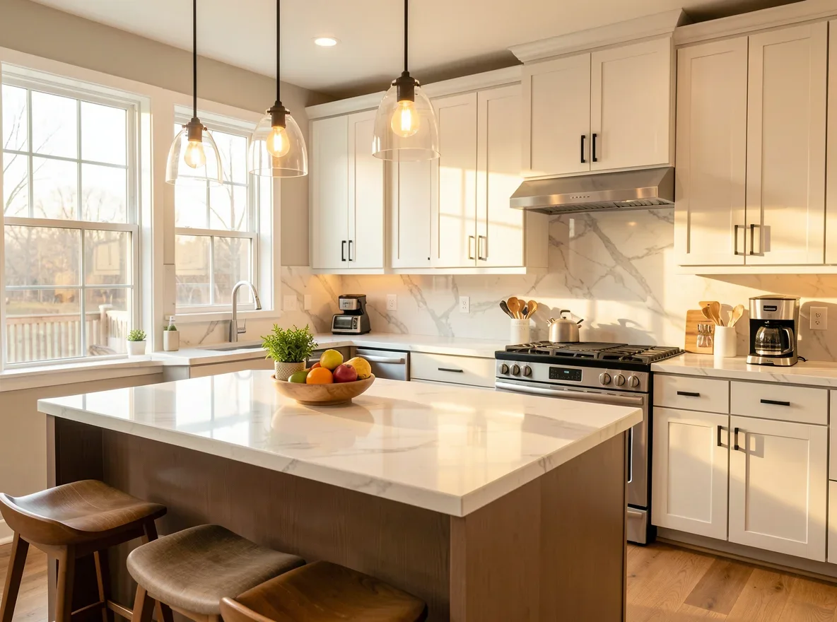 Updated kitchen in a Knoxville-area home