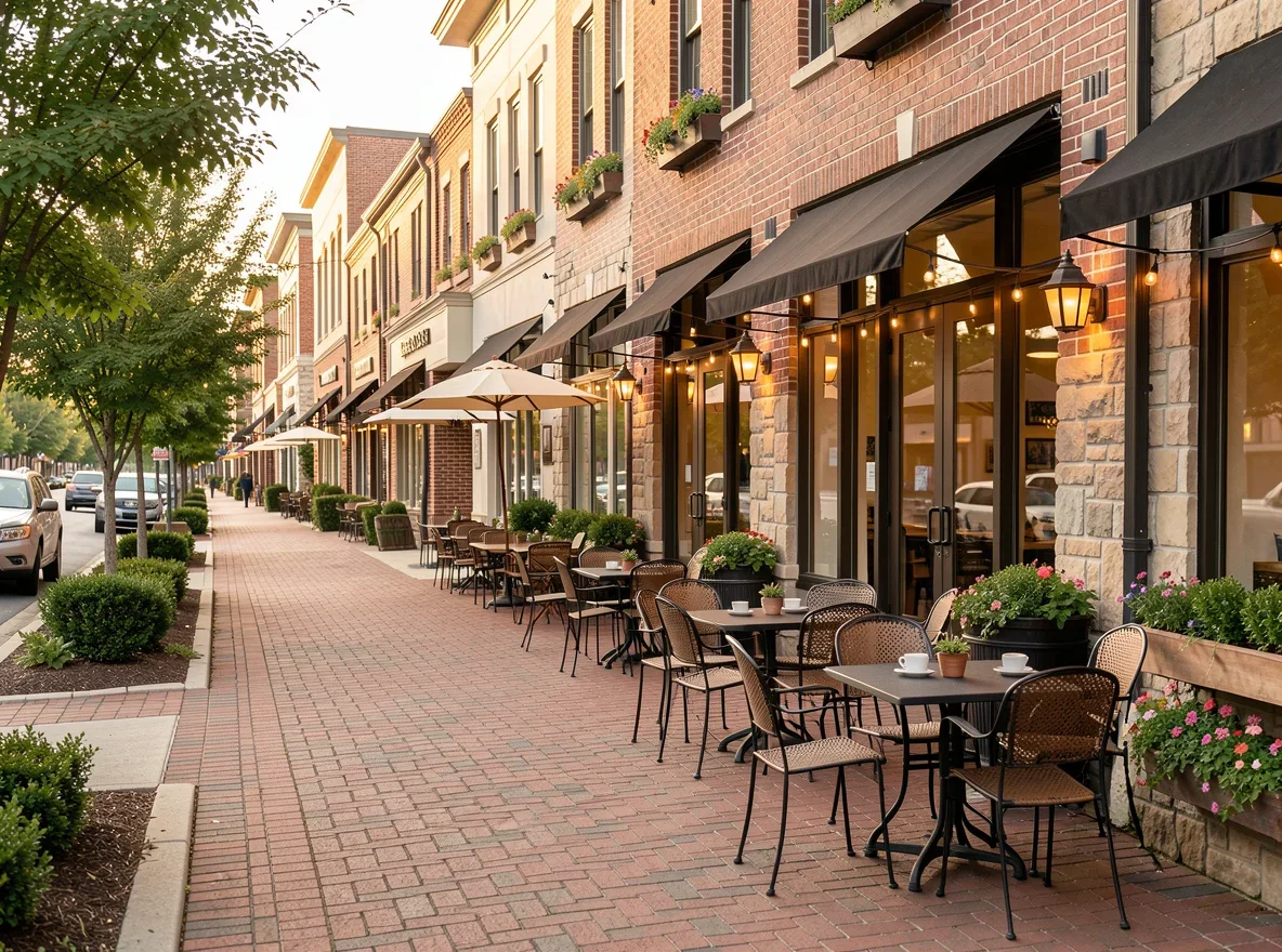 Shopping and dining district in Sandy Springs, Georgia