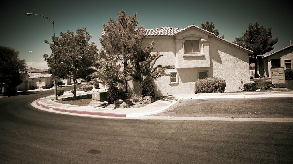 Residential neighborhood street