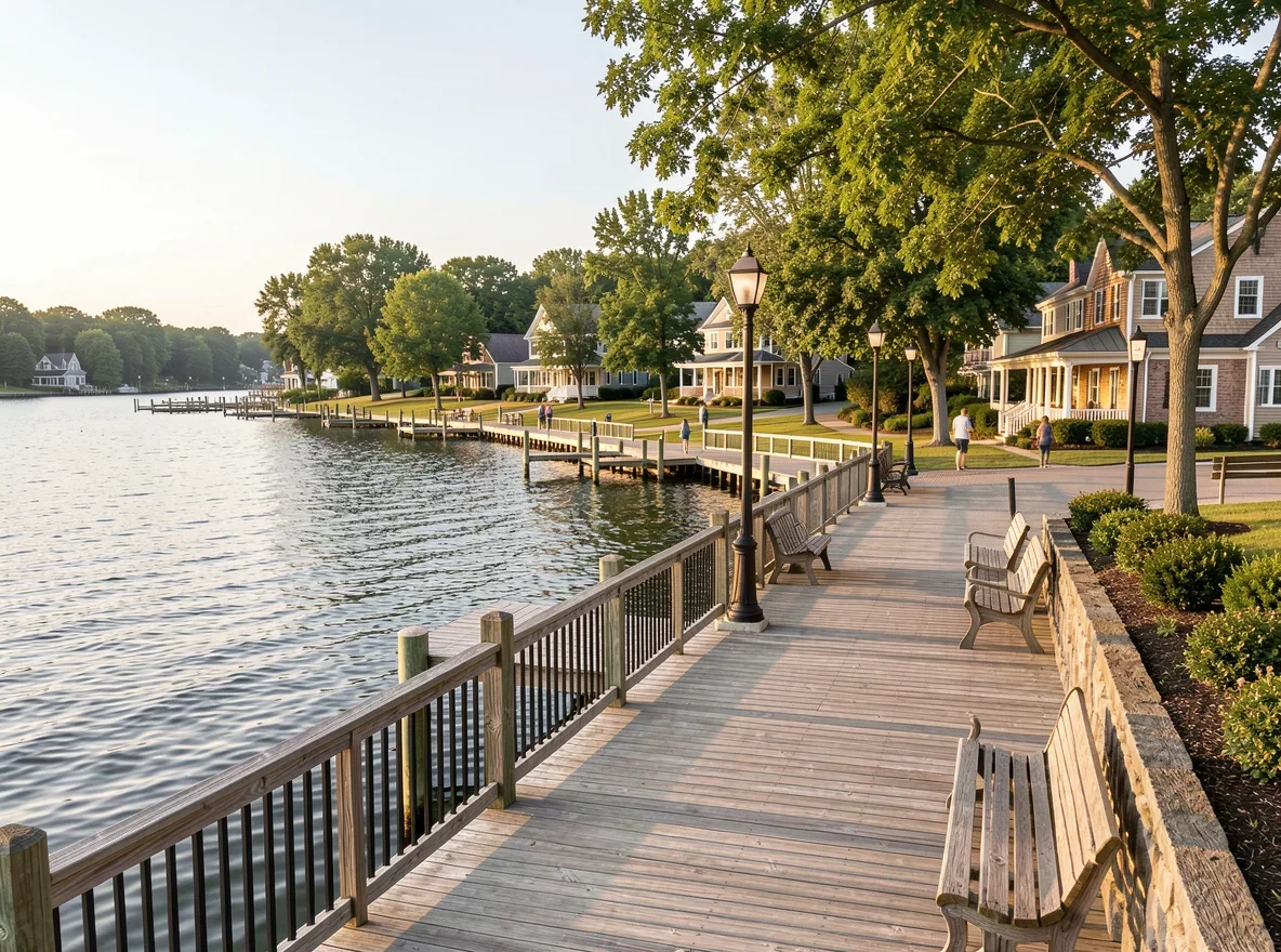 Waterfront in Tappahannock