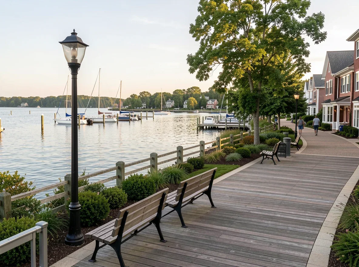 Waterfront view in Irvington