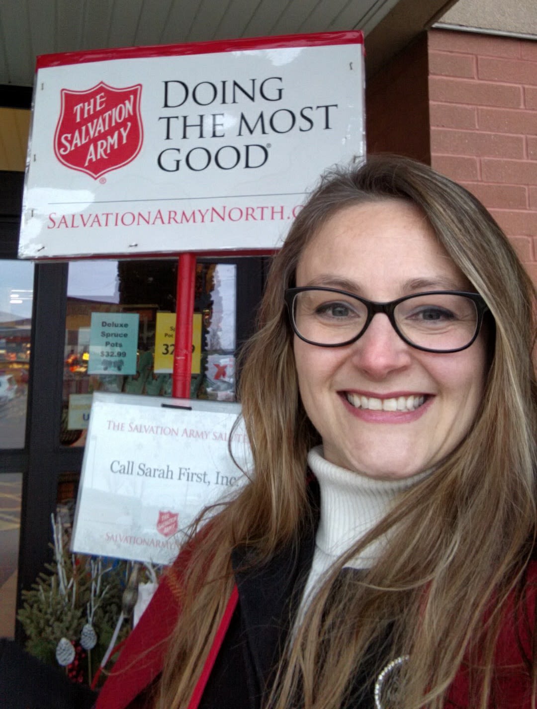 Sarah Marrinan Charity Bell Ringing Salvation Army 2016