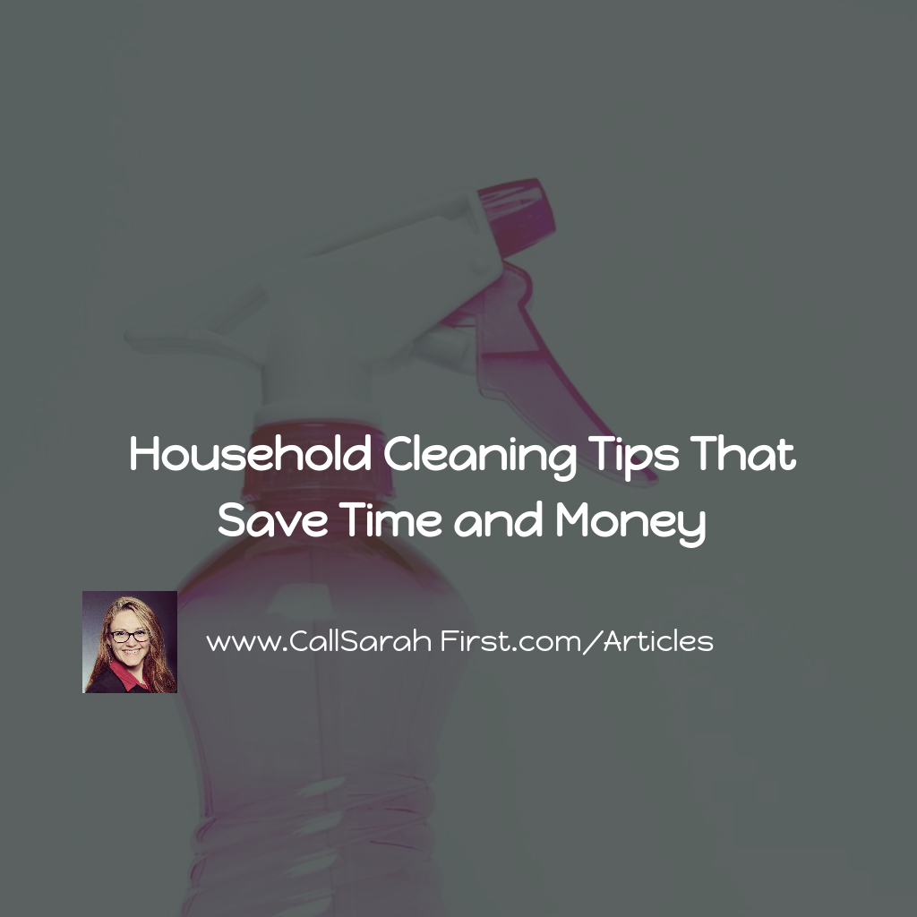 Household Cleaning Tips That Save Time and Money
