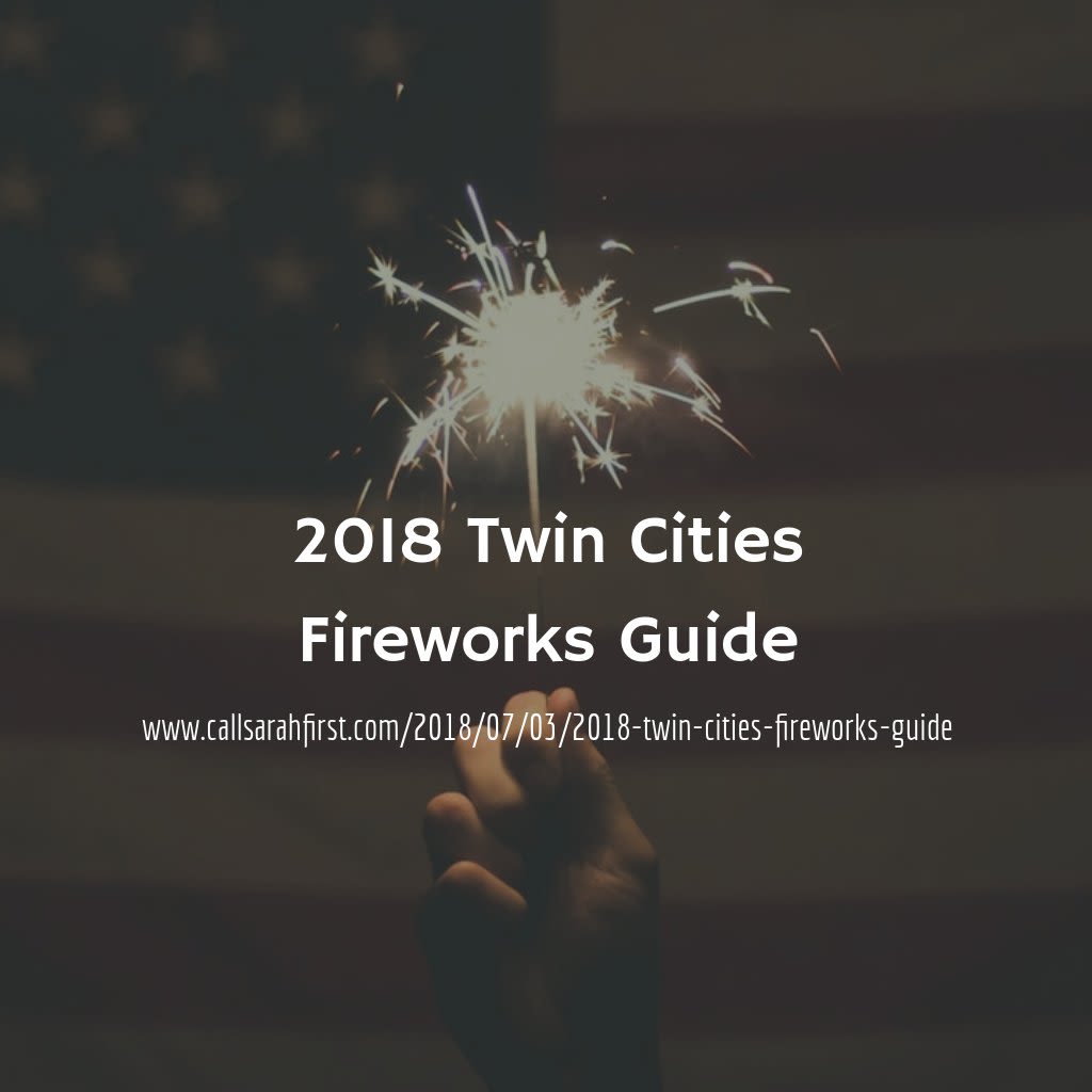 Twin Cities Independence Day Fireworks list