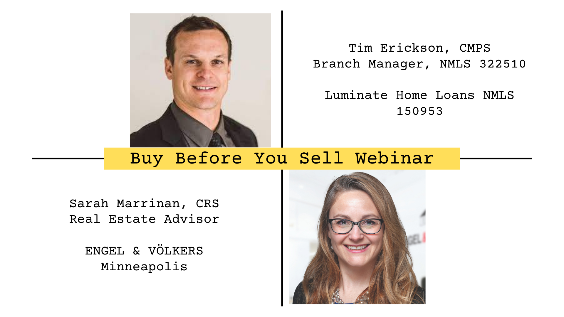 Buy BEFORE You Sell Webinar