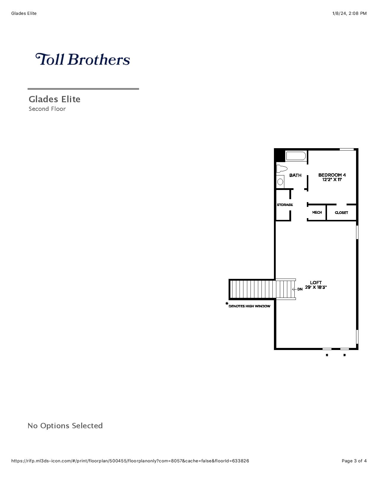 Glades Elite Floor Plan Seven Shores