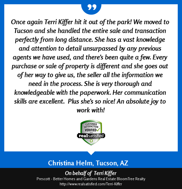 Terri Kiffer - Helm Testimonial