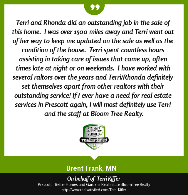 Terri Kiffer - Brent Frank Testimonial