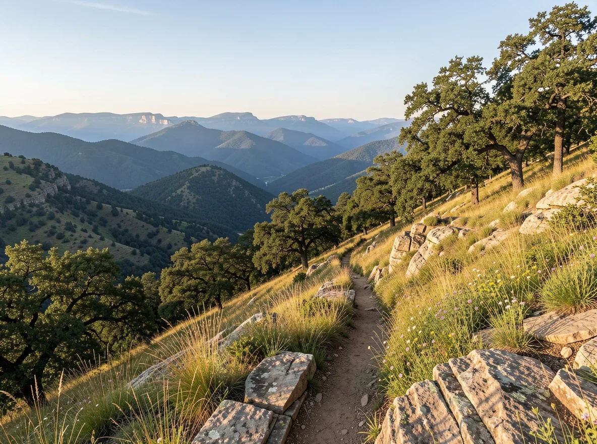 Hill Country terrain and views near Barton Creek