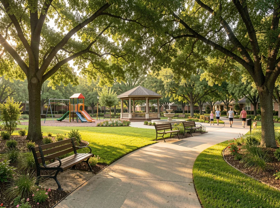 Neighborhood park and trail in Round Rock