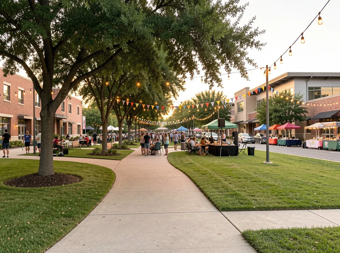 Community gathering space in Round Rock