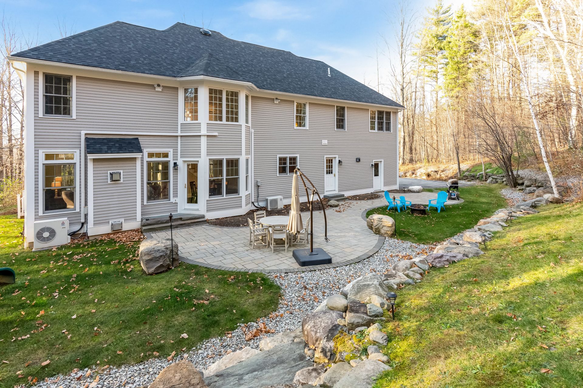 Exterior photo of the hardscaping at 747 Terrace Drive
