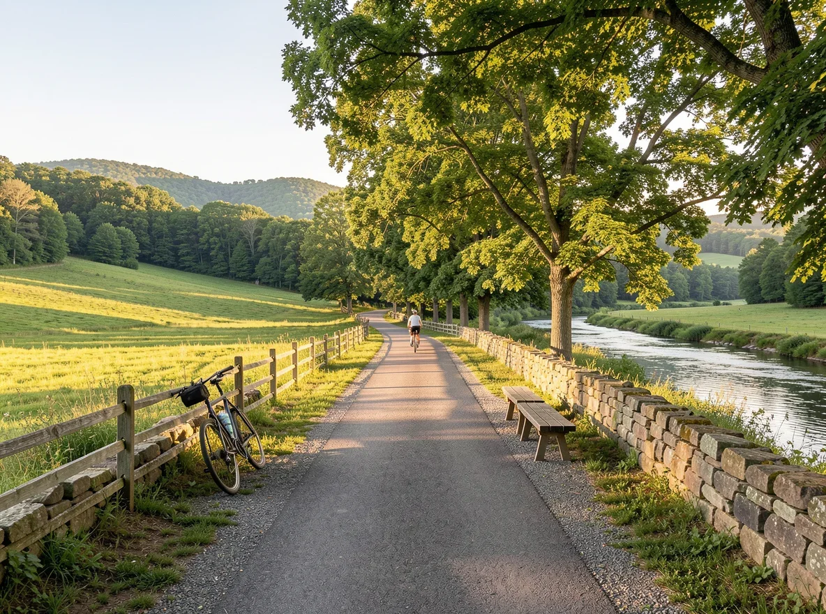 Scenic outdoor recreation setting near Bethlehem, Connecticut