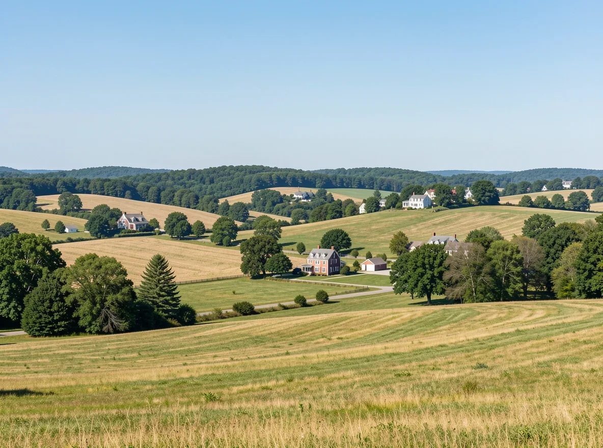Scenic countryside in Litchfield