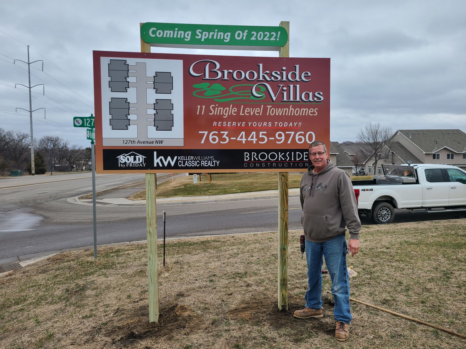 Brookside Villas in Coon Rapids Ron Sivigny, owner Brookside Construction