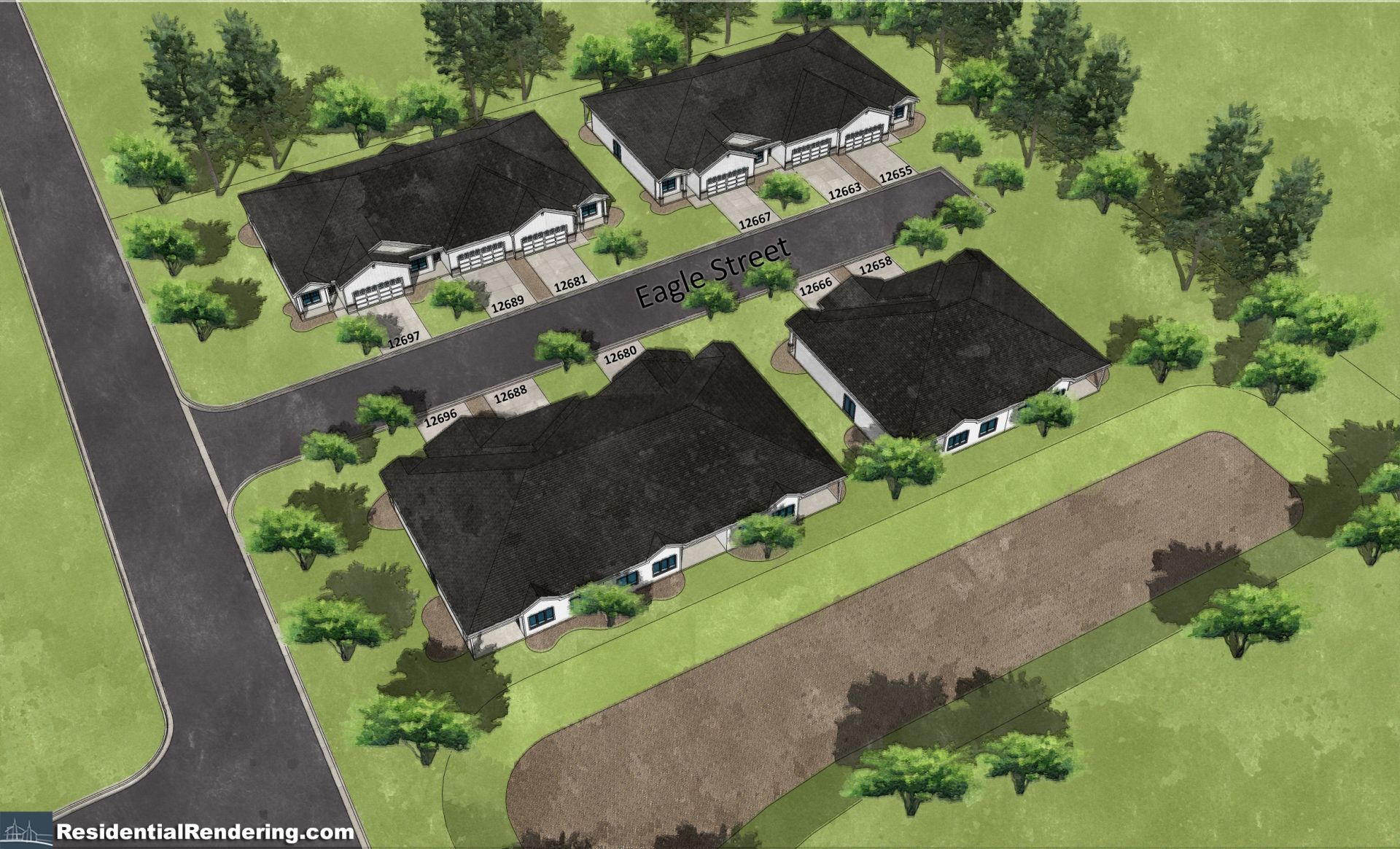 Brookside Villas first 3 homes Brookside Villas first 3 homes
