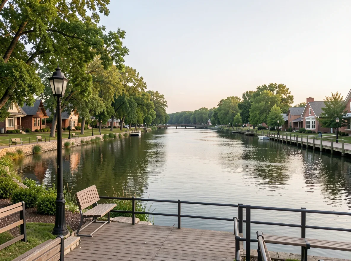 Riverfront scenery near Doniphan