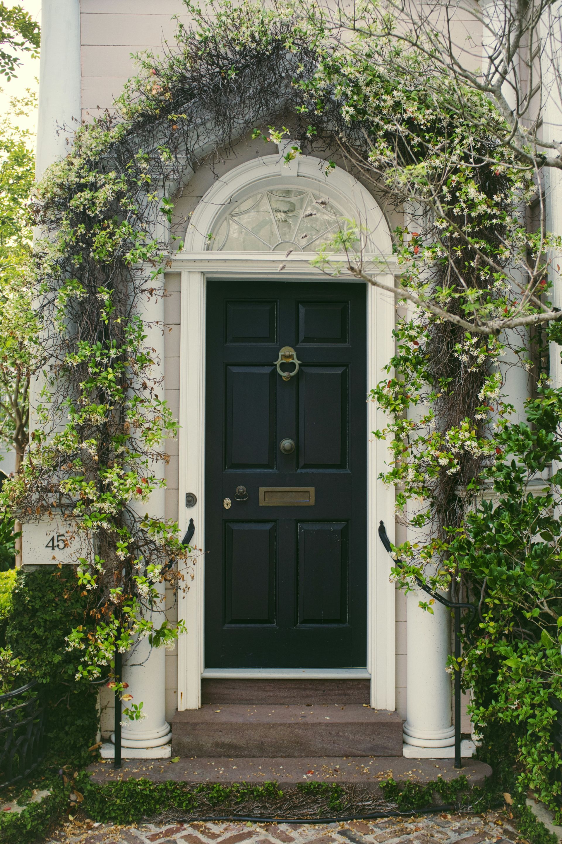 Front door of a home