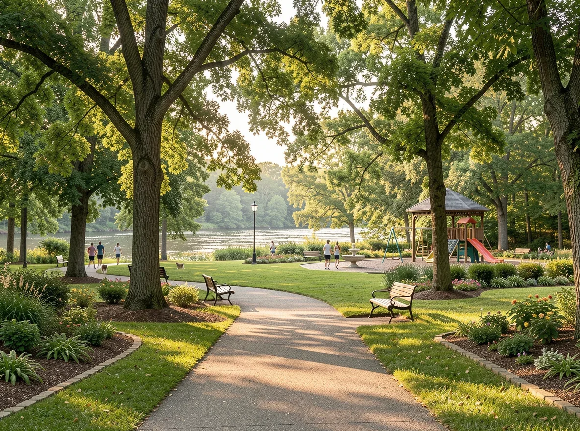 Chattahoochee River trail and park scenery near Roswell