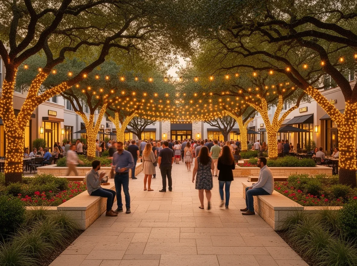 Community lifestyle scene in Keller, Texas