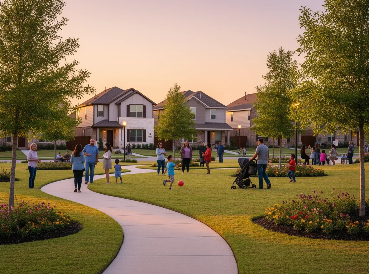 Neighborhood park and community gathering in Prosper, Texas