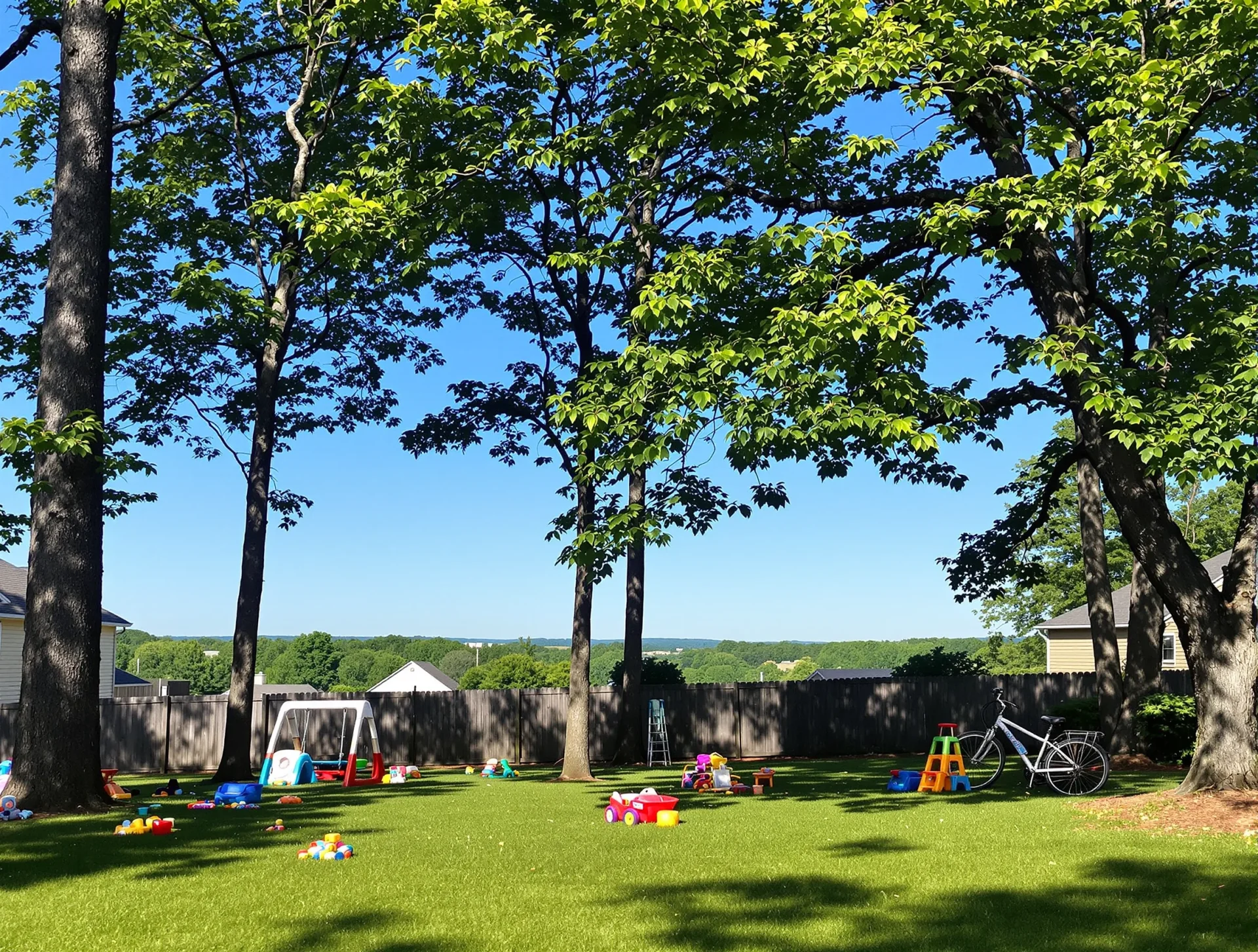 Lively neighborhood in Chapel Hill