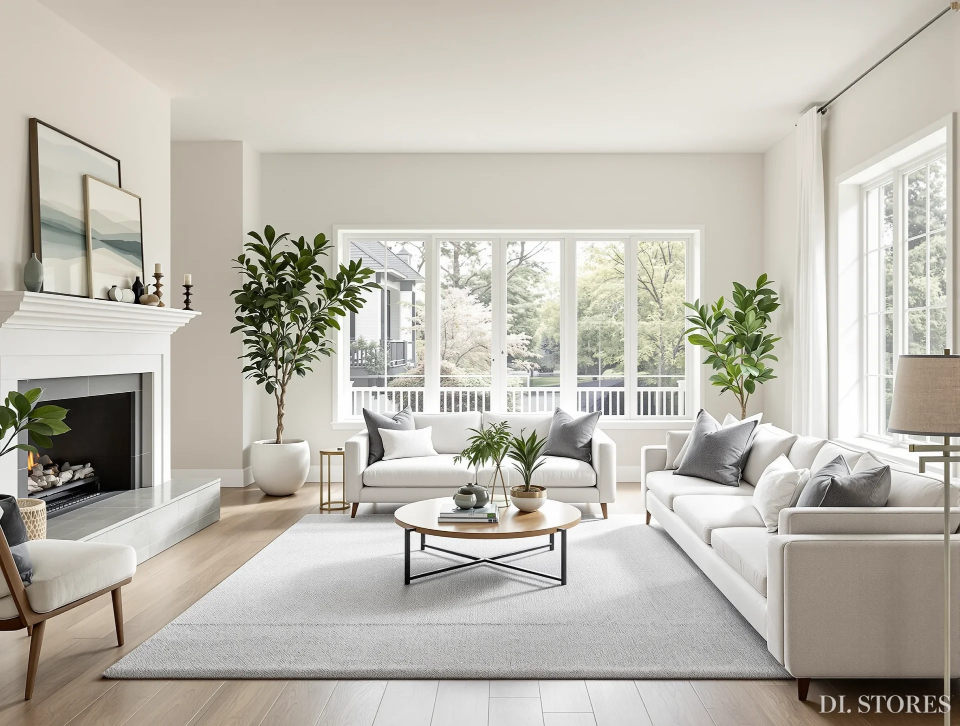 Bright living room
