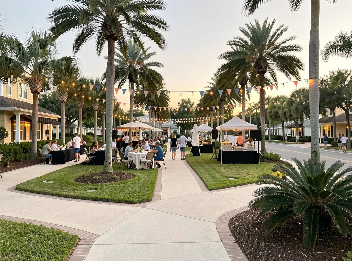 Upscale Boca Raton community setting