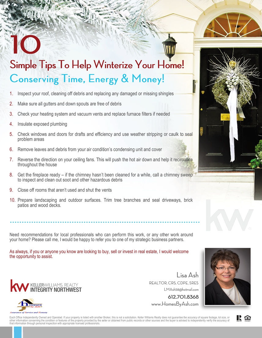 10 Ways to Winterize