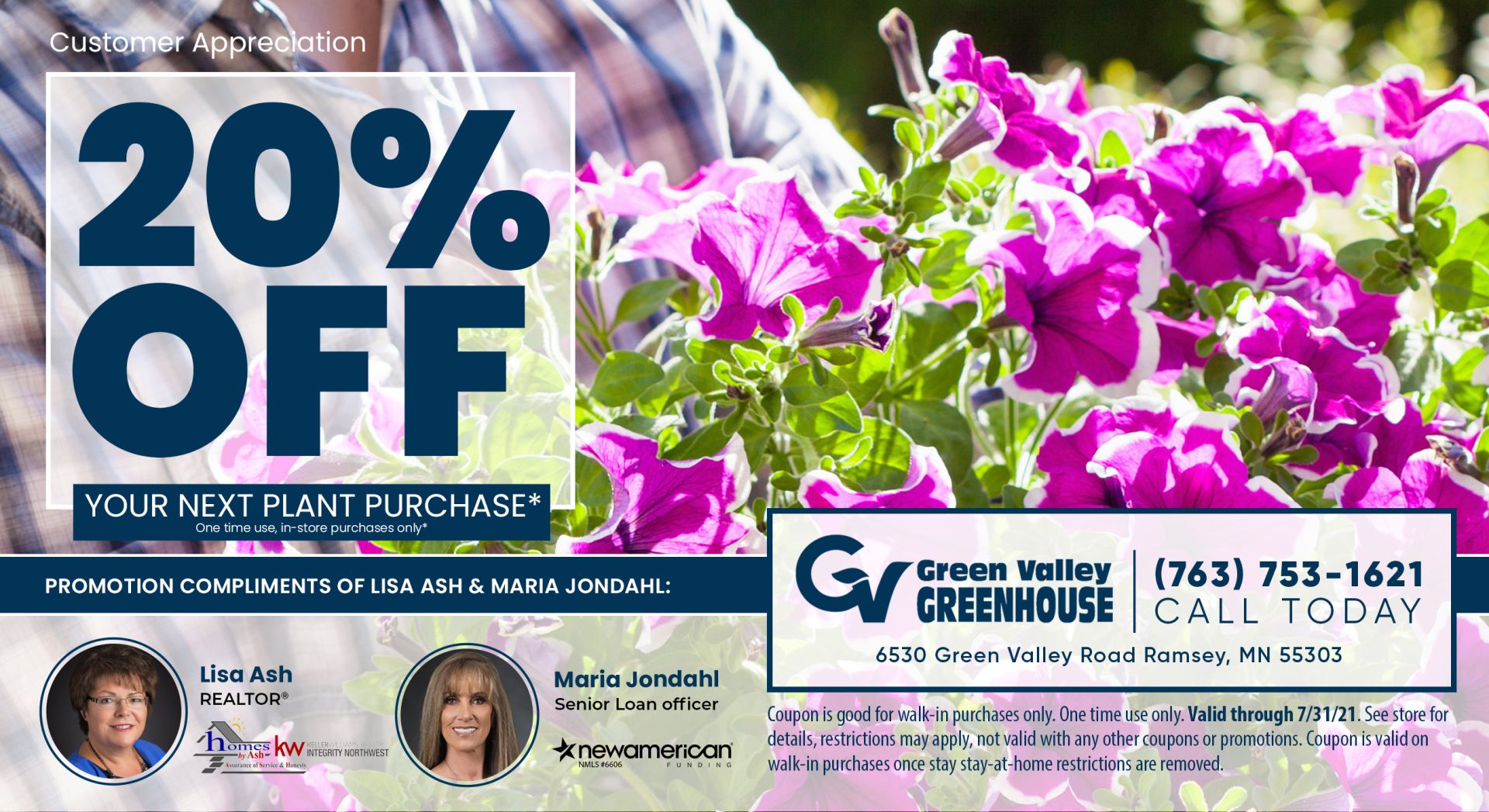 Green Valley Greenhouse Promotion 2021
