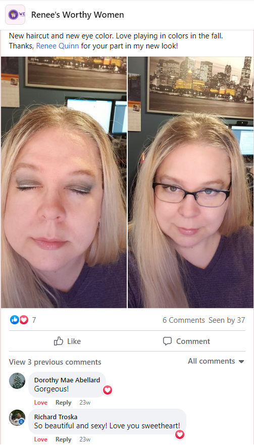 New look and feel - skin care and makeup
