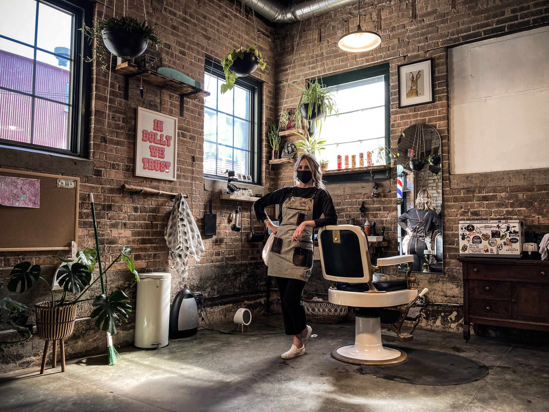 Golden Hare Barber Shop - Bay View Wisconsin - photo by mike krukowski