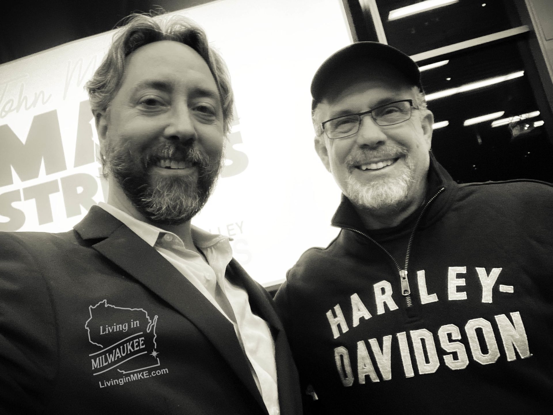 Bill Davidson of Harley Davidson and Mike Krukowski real estate agent milwaukee