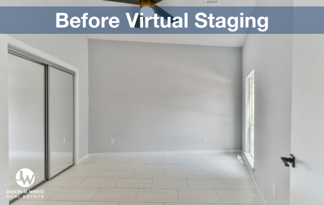 image of empty bedroom house for sale in Austin