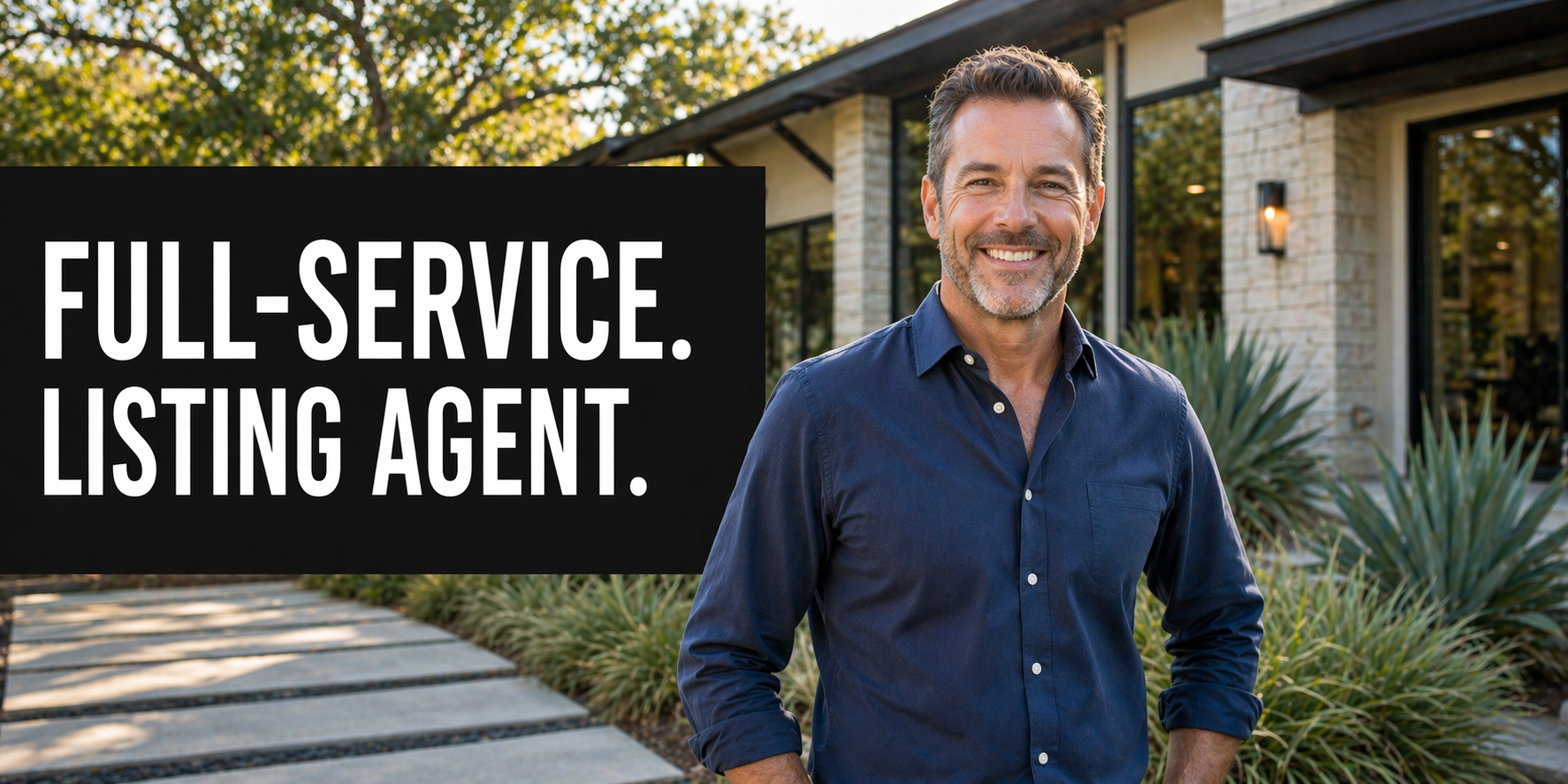 Austin listing agent offering full-service flat fee representation for home sellers
