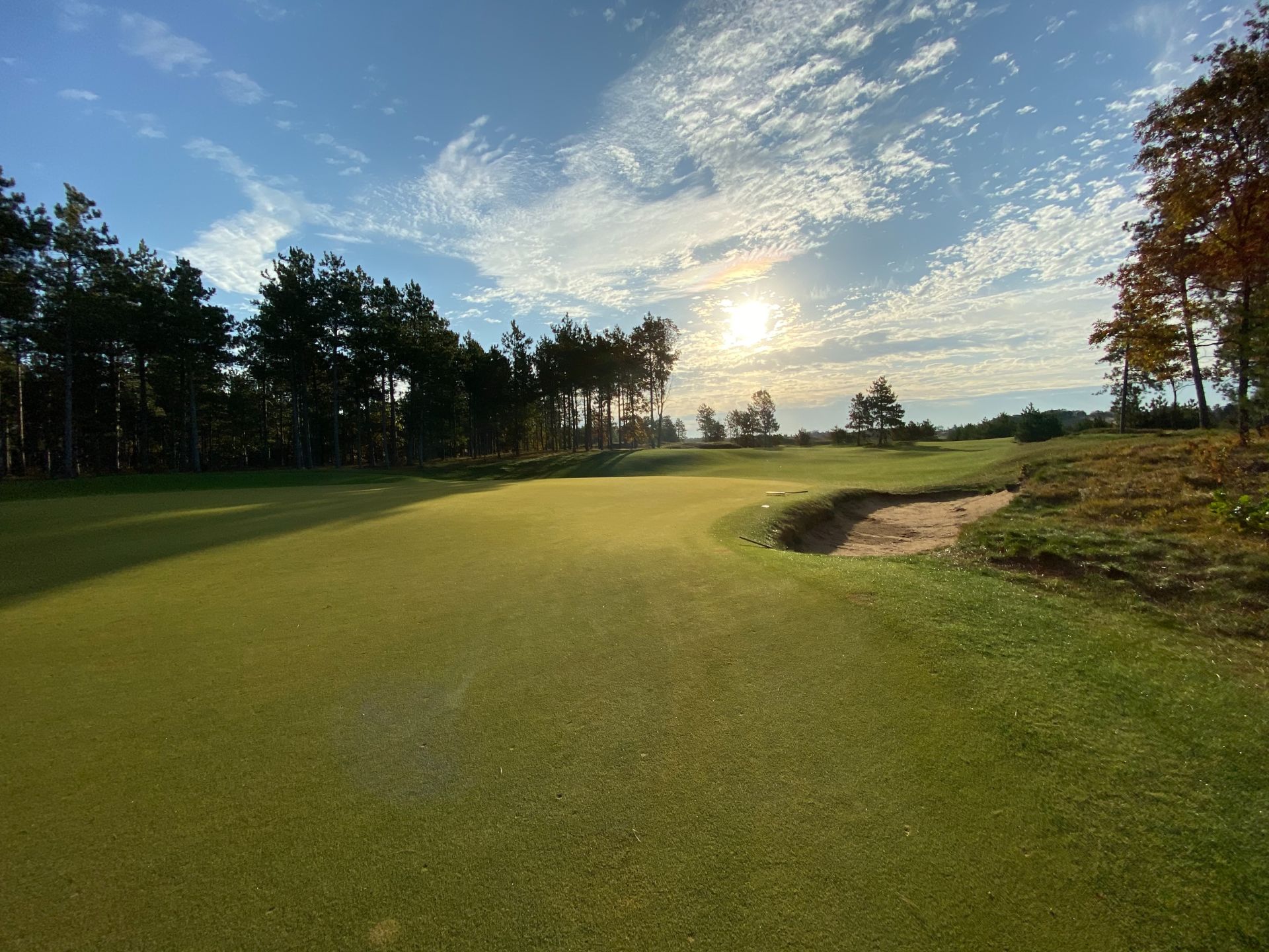 golf course in one of iowa luxury neighborhoods